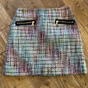 LOFT Multi-Color Skirt.